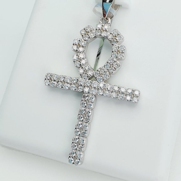 925 Sterling Silver Cubic Zirconia Pendant, U19254736 - Picture 7 of 11